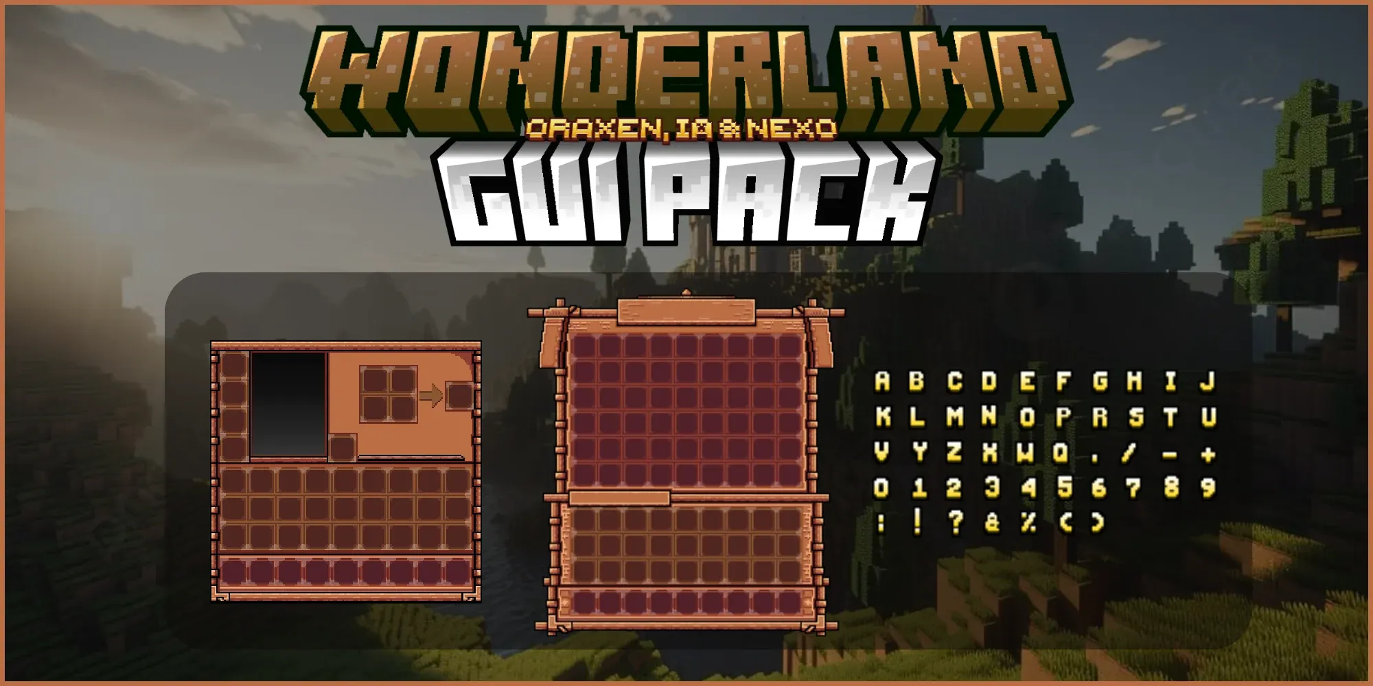 Wonderland GUI Pack | Oraxen, IA & Nexo
