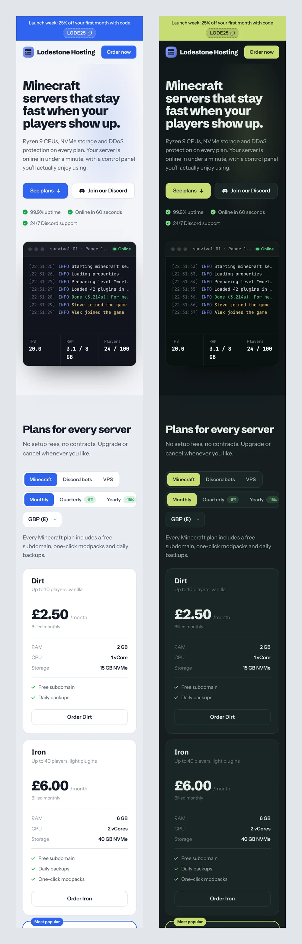 Hostfront on mobile